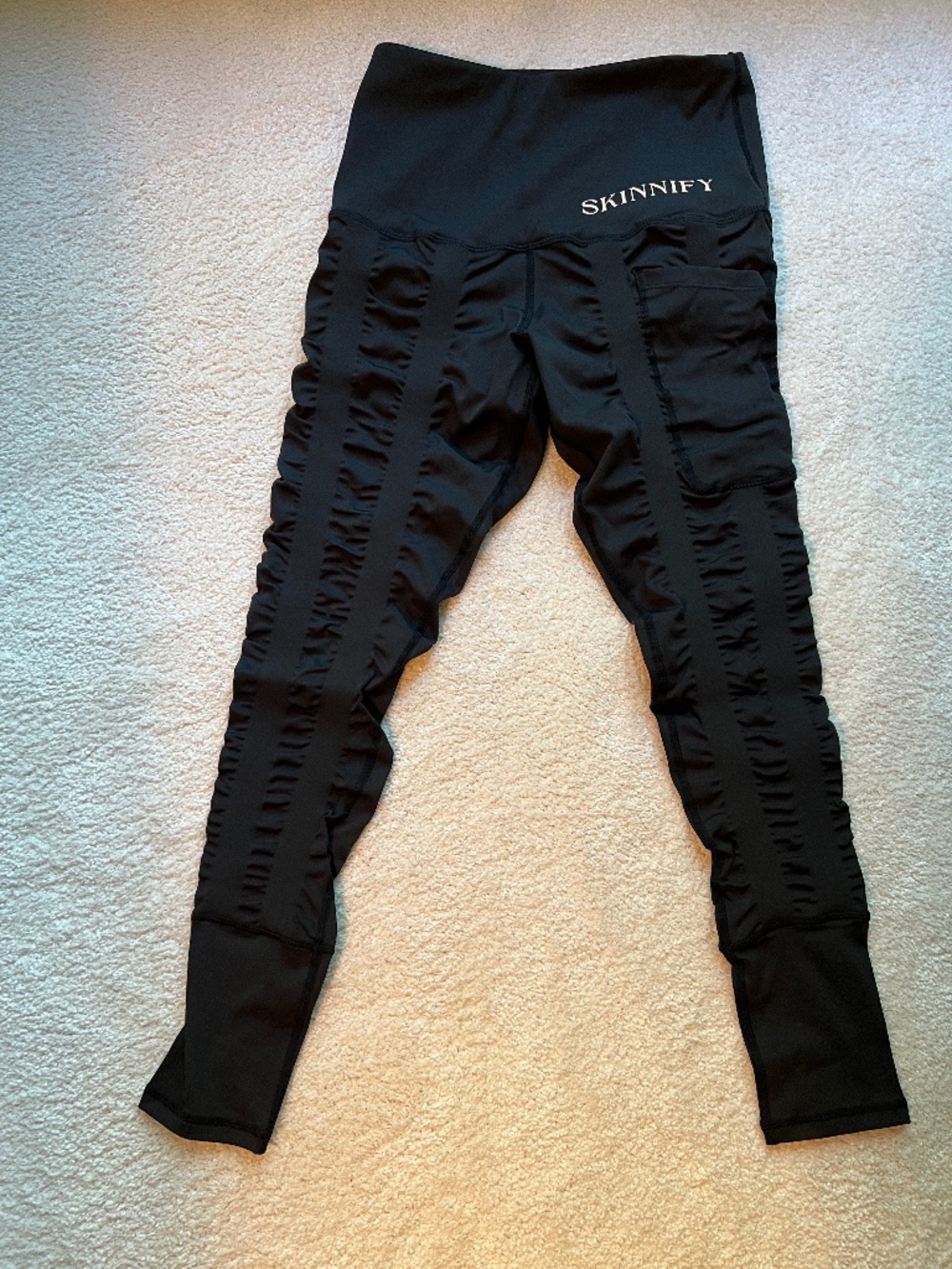 Never Worn - Skinnify Resistance Band Leggings - Black - XS